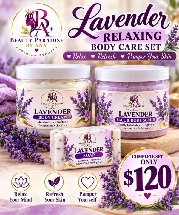 Lavender Relaxing Body Care Set