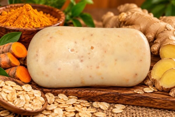 Turmeric Ginger Oat Clay Soap