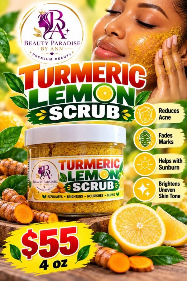 Turmeric Lemon Scrub